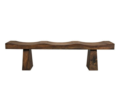 ‘Shibumi’ Bench (Munggur Wood) - EcoLuxe Furnishings