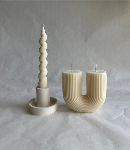 ‘Spiral Twist’ Candle - EcoLuxe Furnishings