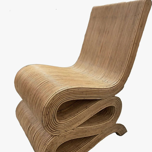 ‘Split Pencil’ Balinese Snake Chair (Reed) - EcoLuxe Furnishings