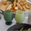 ‘Stemm’ Silicone Unbreakable Wine Glasses (Sage + Olive) - EcoLuxe Furnishings