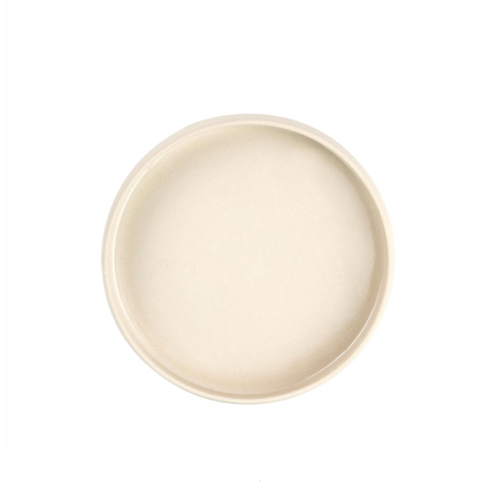 Stoneware Dinner Plates w/High Sides (Transparent Glaze) - EcoLuxe Furnishings