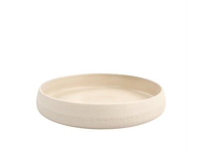 Stoneware Dinner Plates w/High Sides (Transparent Glaze) - EcoLuxe Furnishings