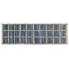 ‘Strauss’ Runner Rug, 2.5 x 8 (Grid Pattern) - EcoLuxe Furnishings