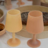 ‘Swepp’ Silicone Unbreakable Wine Glasses (Wheat + Oat) - EcoLuxe Furnishings