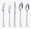 TAJ Designs ‘Fishtail’ Flatware - Matte Silver (Service For 4) - EcoLuxe Furnishings