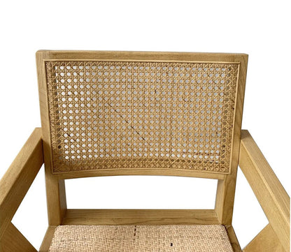 ‘Takashi’ Dining Chair, Set of 2 (Natural) - EcoLuxe Furnishings