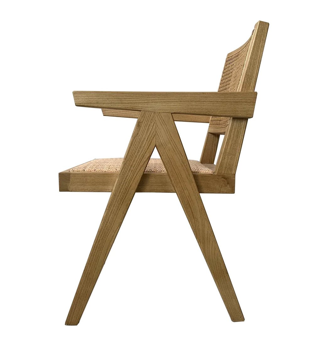 ‘Takashi’ Dining Chair, Set of 2 (Natural) - EcoLuxe Furnishings