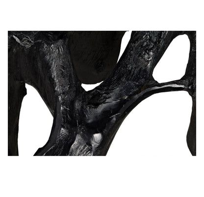 ‘Teak Root’ Coffee Table (Black) - EcoLuxe Furnishings