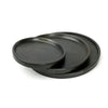 ‘Terracotta Burned’ Plate, Large (Black) - EcoLuxe Furnishings