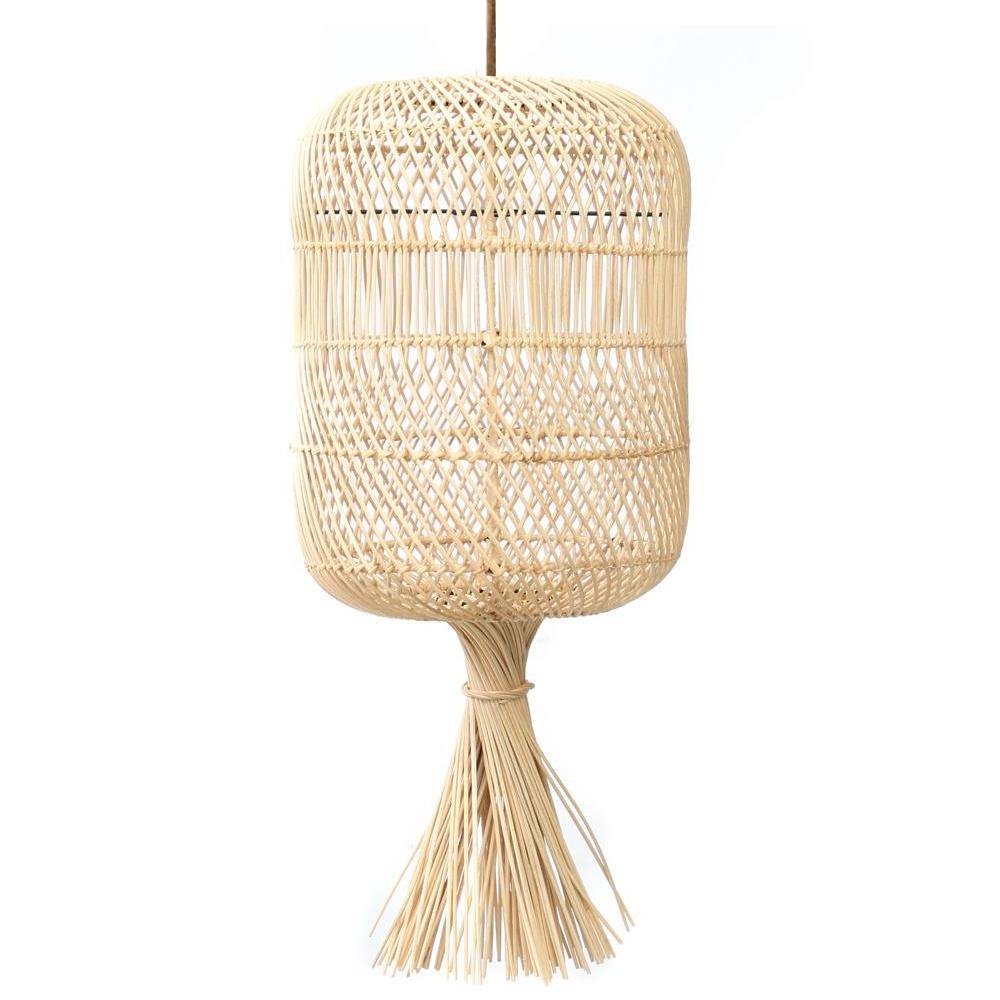 The Dumpling Floor Lamp, Medium(Natural) - EcoLuxe Furnishings