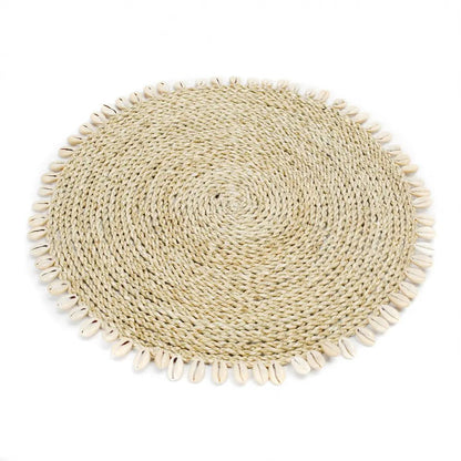 ‘The Seagrass’ Shell Placemat (Natural) - EcoLuxe Furnishings
