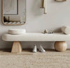 ‘Tiamo’ Boucle End of Bed Bench Seat - EcoLuxe Furnishings