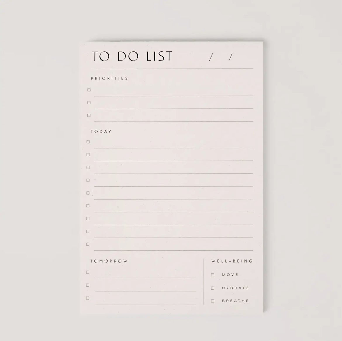 ‘To Do List’ Pad - EcoLuxe Furnishings