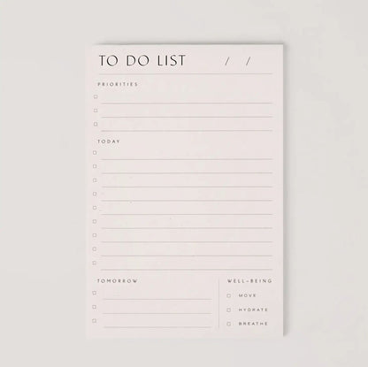‘To Do List’ Pad - EcoLuxe Furnishings