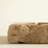 ‘Tobaccos’ Marble Ashtray, Travertine (Beige) - EcoLuxe Furnishings