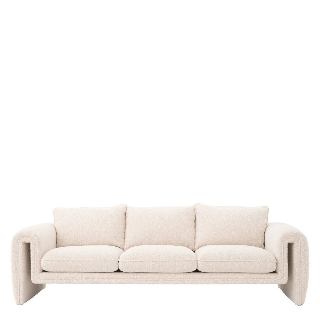 ‘Tondo’ Sofa (Boucle Cream) - EcoLuxe Furnishings