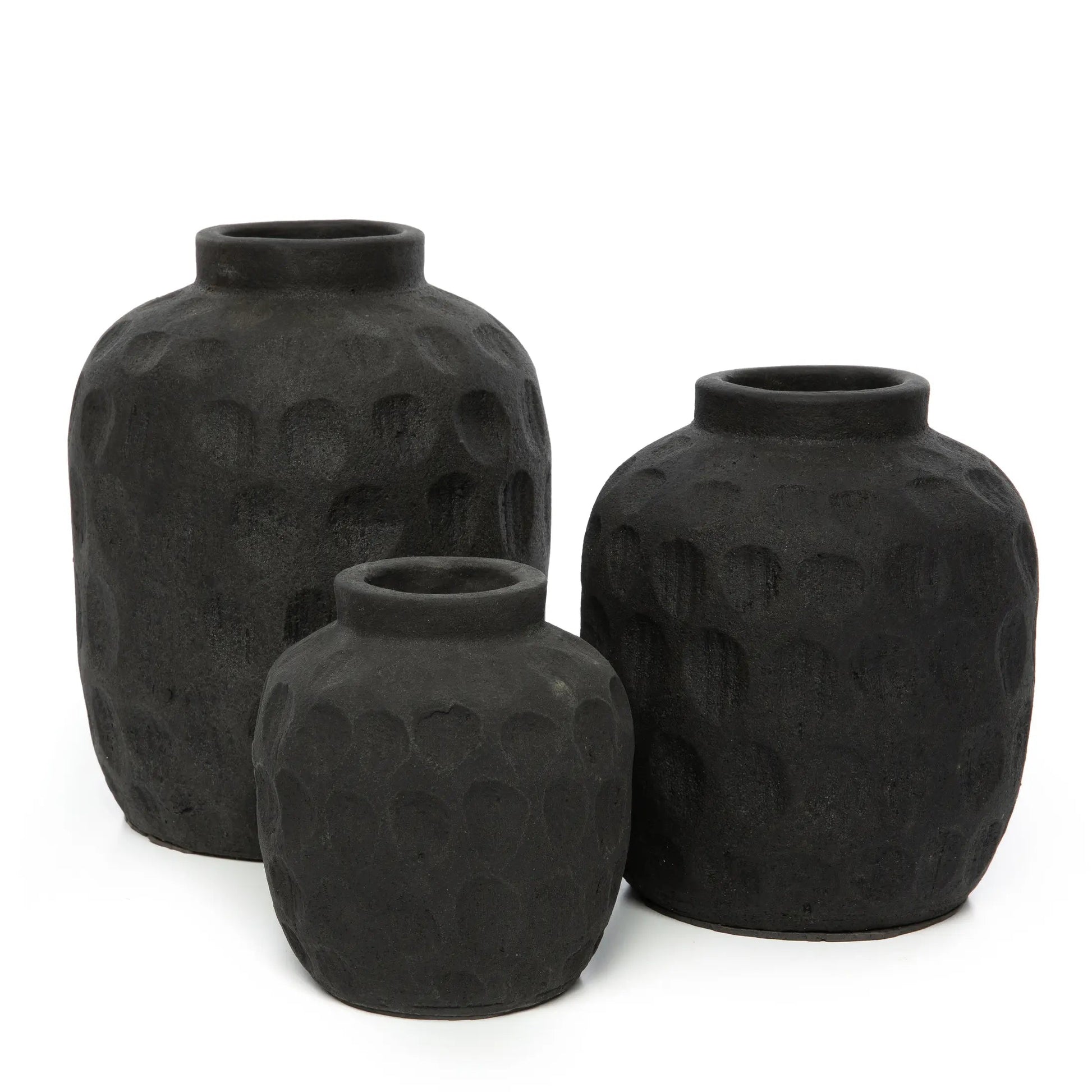 ‘Trendy’ Vase, Large (Black) - EcoLuxe Furnishings
