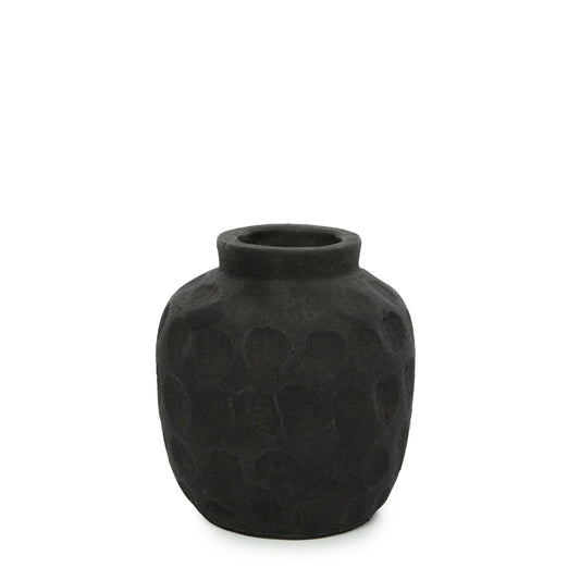‘Trendy’ Vase, Small (Black) - EcoLuxe Furnishings