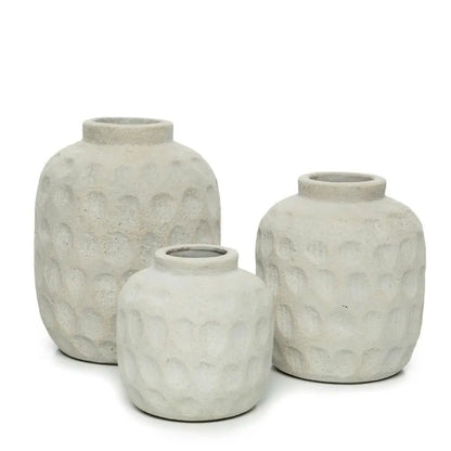 ‘Trendy’ Vase, Small (Concrete) - EcoLuxe Furnishings