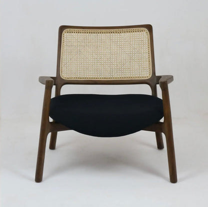 ‘Tulip’ Lounge Chair (Teak + Walnut) - EcoLuxe Furnishings