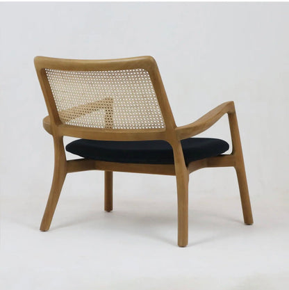 ‘Tulip’ Lounge Chair (Teak + Walnut) - EcoLuxe Furnishings