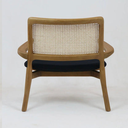 ‘Tulip’ Lounge Chair (Teak + Walnut) - EcoLuxe Furnishings