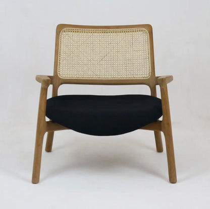 ‘Tulip’ Lounge Chair (Teak + Walnut) - EcoLuxe Furnishings