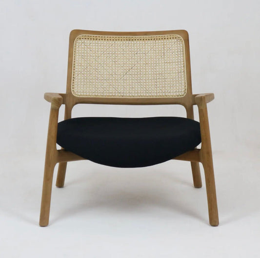 ‘Tulip’ Lounge Chair (Teak + Walnut) - EcoLuxe Furnishings