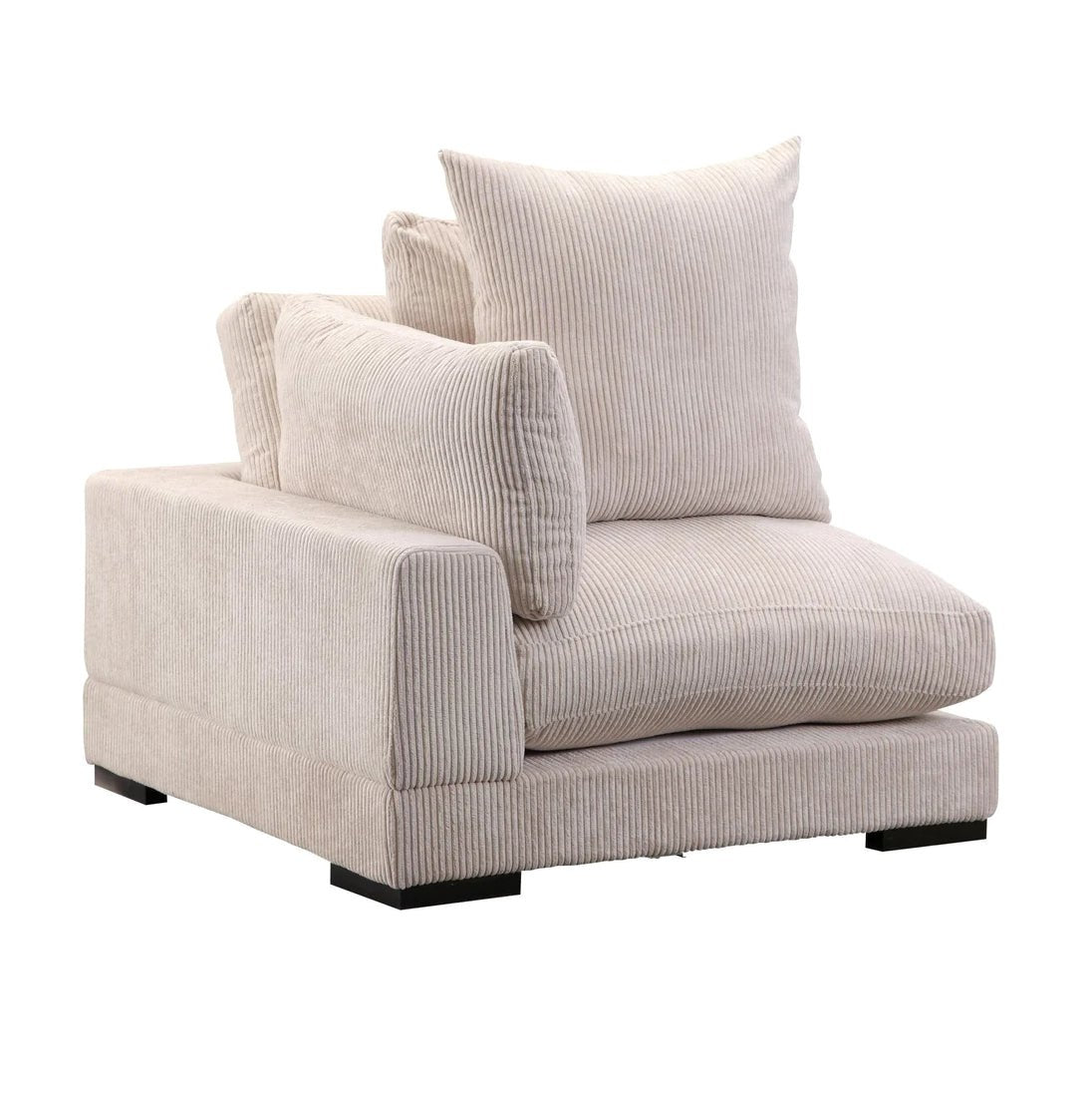 ‘Tumble’ Corner Chair (Cappuccino) - EcoLuxe Furnishings