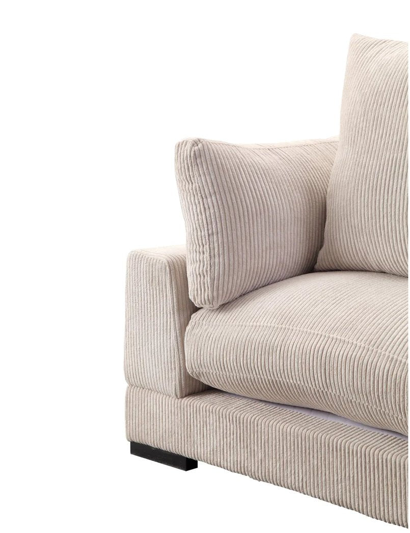 ‘Tumble’ Corner Chair (Cappuccino) - EcoLuxe Furnishings