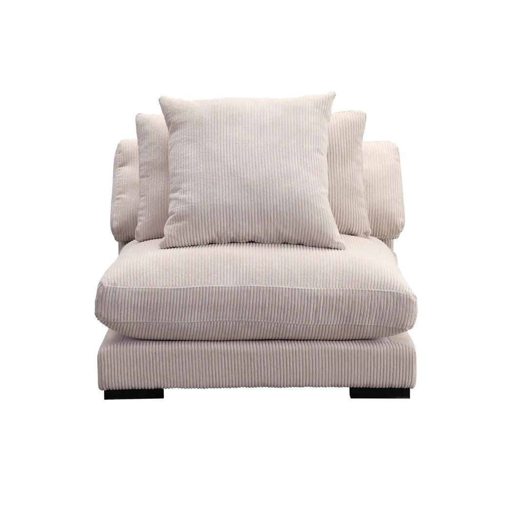 ‘Tumble’ Slipper Chair (Cappuccino) - EcoLuxe Furnishings