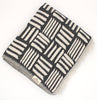 Turkish Cotton Geometric Patterned Throw Blanket (Black) - EcoLuxe Furnishings