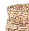 ‘Tuzi’ Natural Woven Round Abaca Nesting Tall High Waisted Baskets, Set of 2 (Natural) - EcoLuxe Furnishings