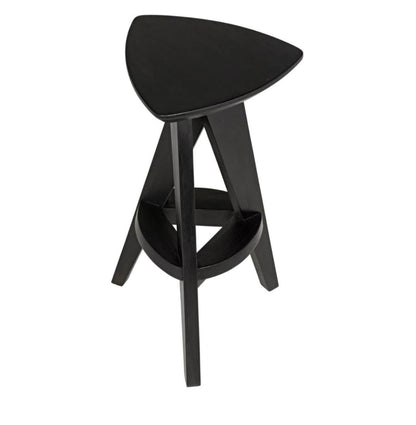 ‘Twist’ Counter Stool (Charcoal Black) - EcoLuxe Furnishings
