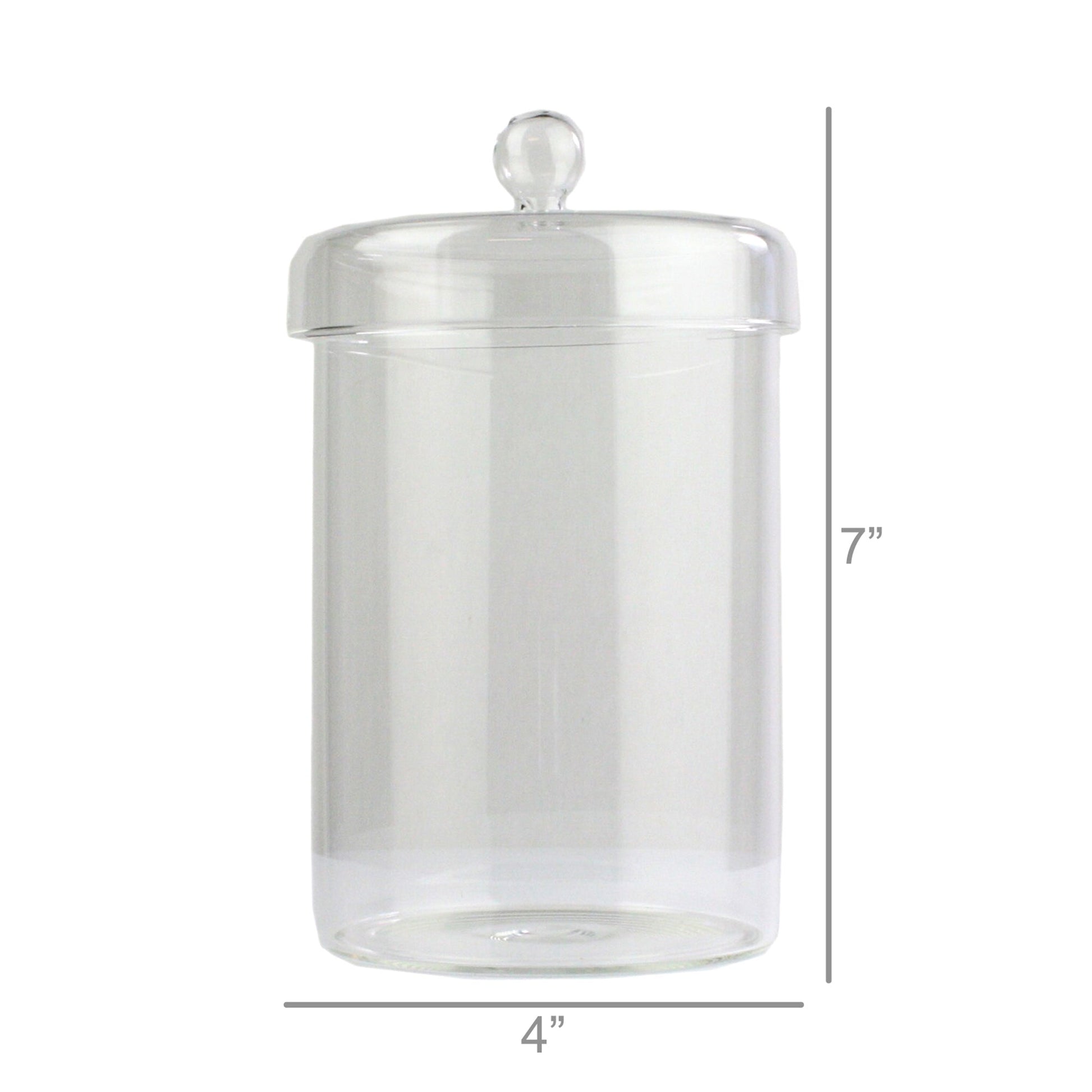 Utility Jar, Clear (Large) - EcoLuxe Furnishings