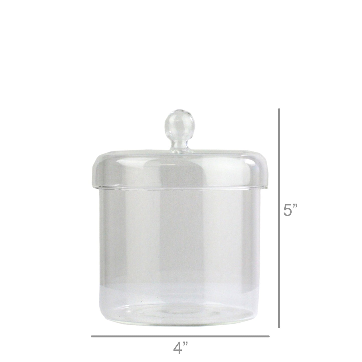 Utility Jar, Clear (Medium) - EcoLuxe Furnishings
