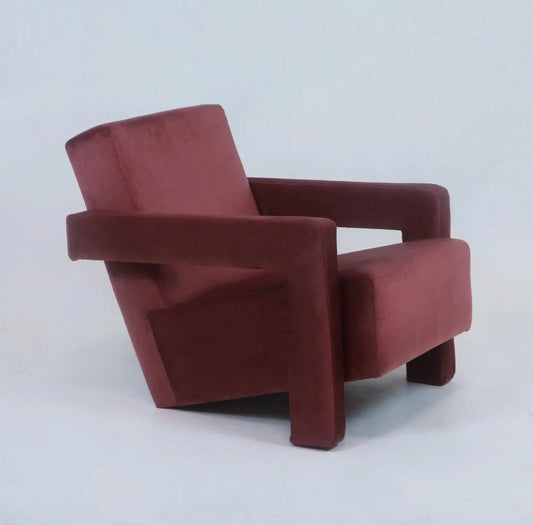 ‘Utrecht’ Accent Chair (Cabernet) - EcoLuxe Furnishings