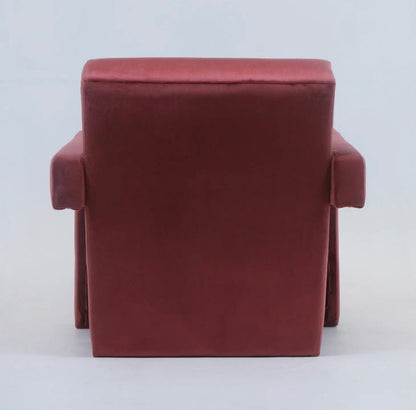 ‘Utrecht’ Accent Chair (Cabernet) - EcoLuxe Furnishings