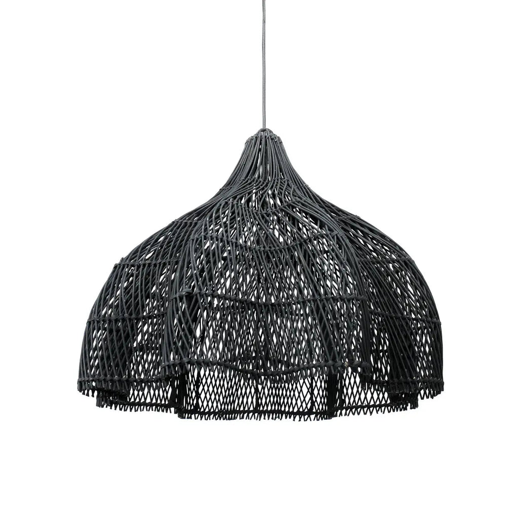 ‘Whipped’ Pendant, Medium (Black) - EcoLuxe Furnishings