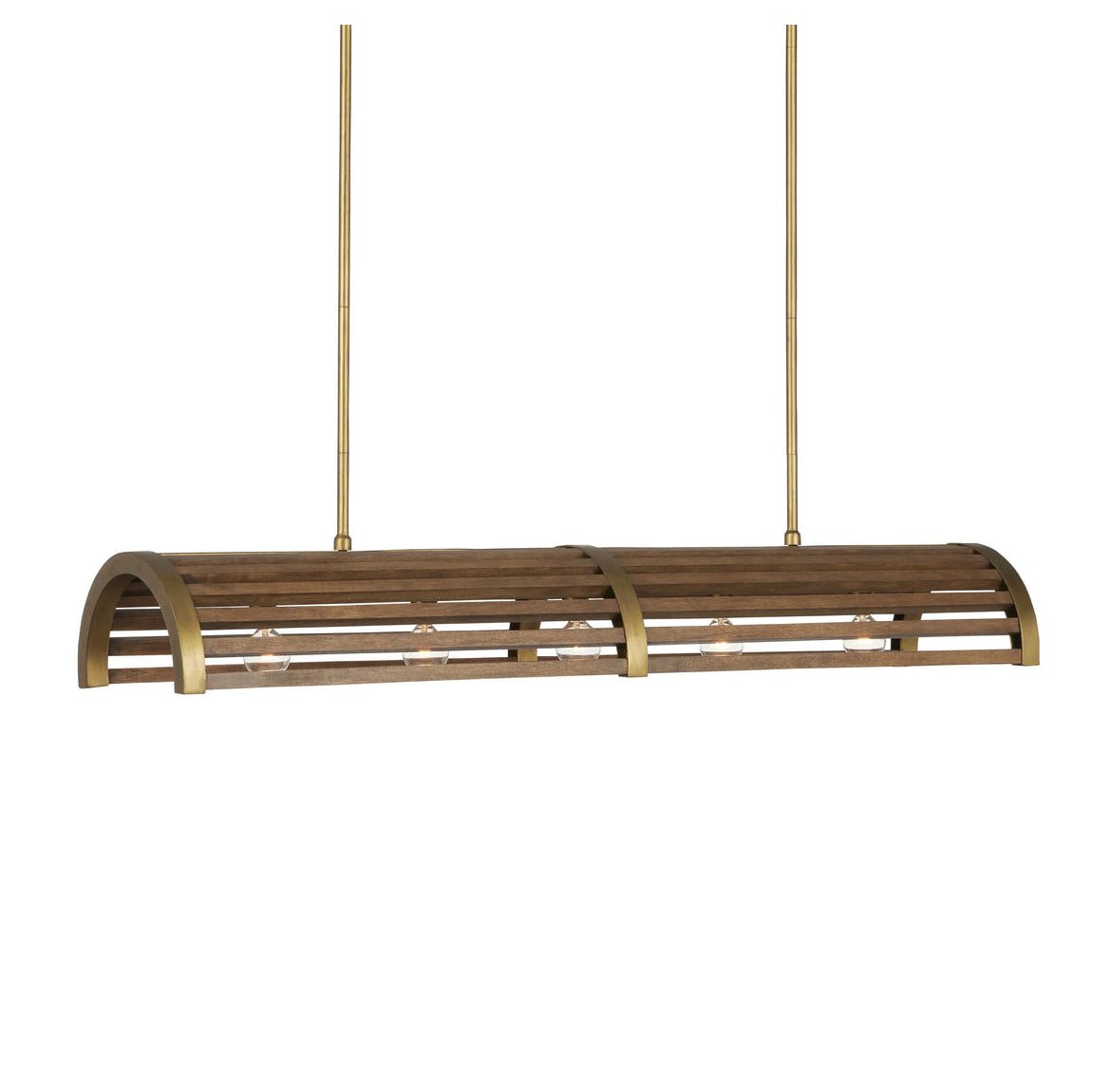 ‘Woodbine’ Rectangular Chandelier - EcoLuxe Furnishings