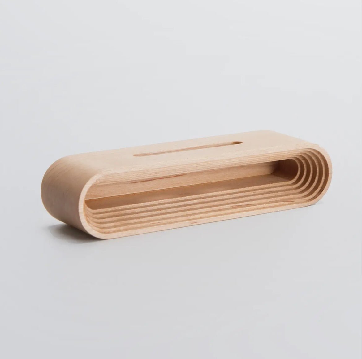 Wooden Base Phone Speaker (Beech) - EcoLuxe Furnishings