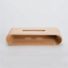 Wooden Base Phone Speaker (Beech) - EcoLuxe Furnishings