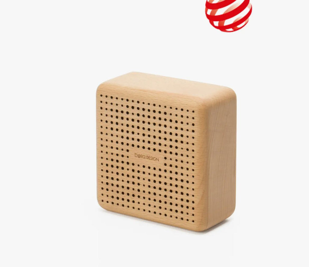 Wooden Bluetooth Speaker (Square) ~Red Dot Awarded - EcoLuxe Furnishings