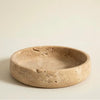 ‘Yesevi’ Marble Bowl (Natural Travertine) - EcoLuxe Furnishings