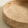 ‘Yesevi’ Marble Bowl (Natural Travertine) - EcoLuxe Furnishings