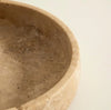 ‘Yesevi’ Marble Bowl (Natural Travertine) - EcoLuxe Furnishings