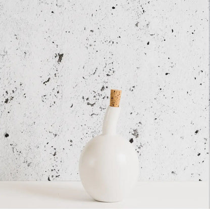 ‘Zitouna’ Stoneware Olive Oil Bottle, 34 oz - EcoLuxe Furnishings